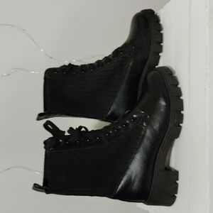 Shein Black combat boots